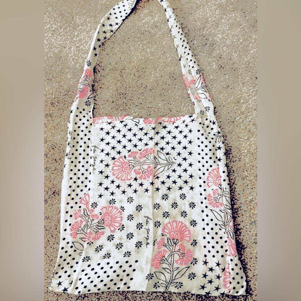 Free People Linen Cloth Lightweight Shopping Tote Bag - Picture 4 of 5
